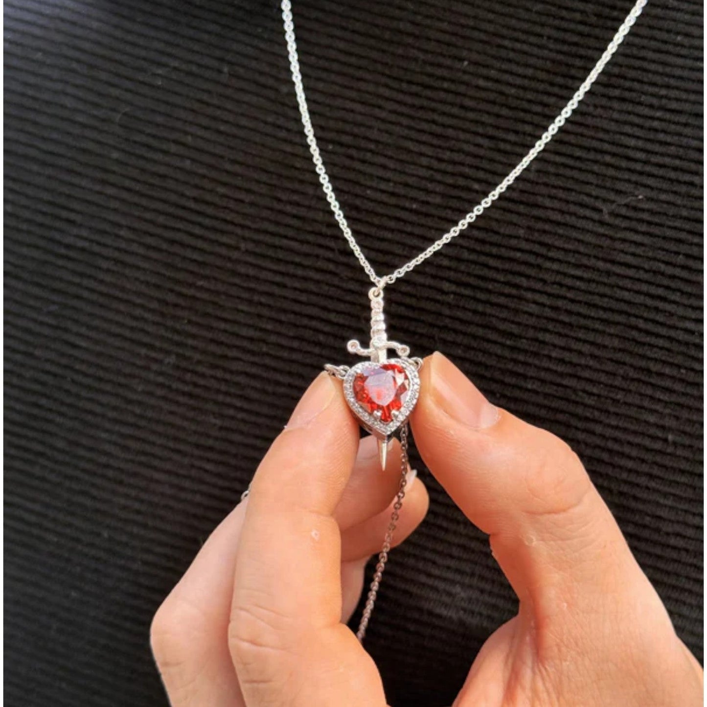 Miniscrapbook® Sword of Passion Necklaces Set