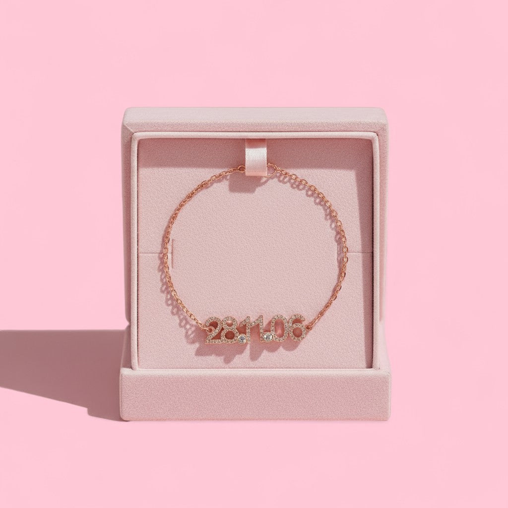 Miniscrapbook Forever Date Bracelet