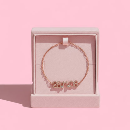 Miniscrapbook Forever Date Bracelet