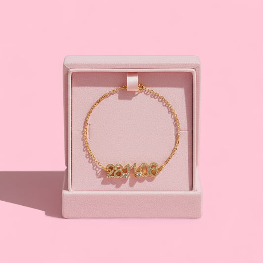 Miniscrapbook Forever Date Bracelet