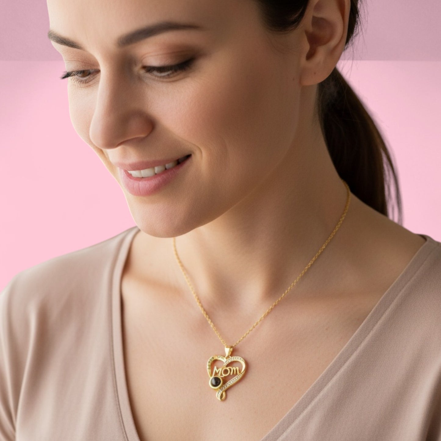 Miniscrapbook® Heart Of Mom Necklace