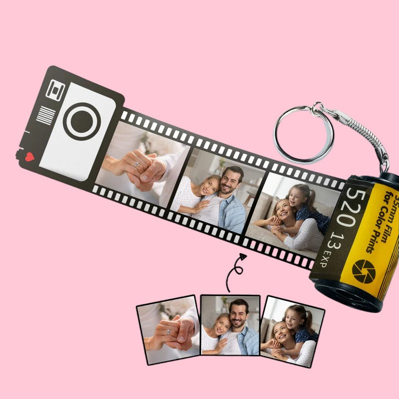 Mini Film Keychain Miniscrapbook® Film Roll Keychain