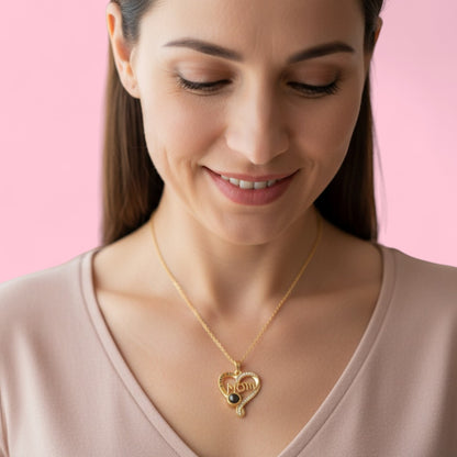 Miniscrapbook® Heart Of Mom Necklace