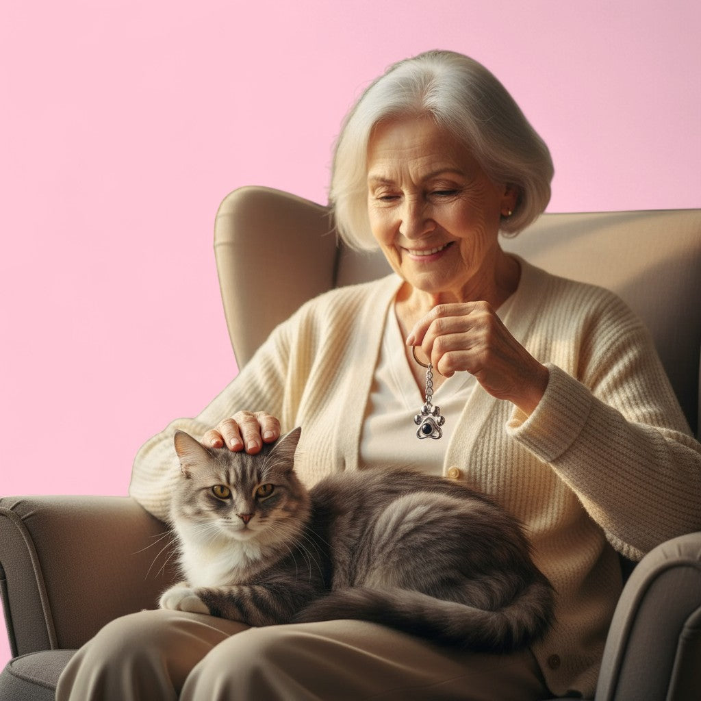 Miniscrapbook® Paw Keychain