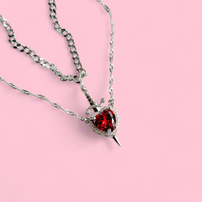 Miniscrapbook® Sword of Passion Necklaces Set
