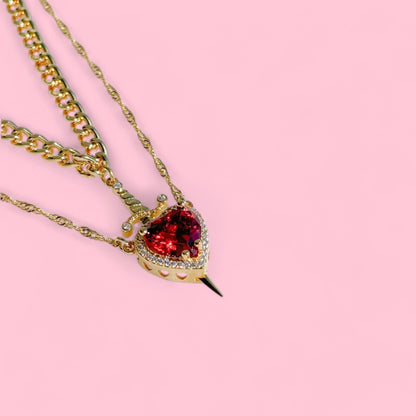 Miniscrapbook® Sword of Passion Necklaces Set